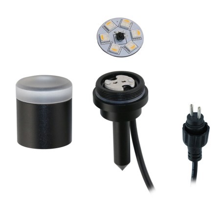 3er Set RGB+W LED Gartenleuchte 1W 12V AC IP65