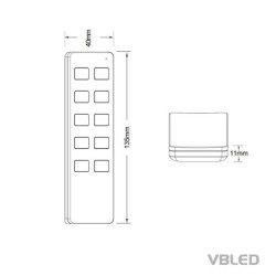 VBLED "INATUS" SET - Dimmer 12-48V DC incl 4-channel remote control VBLED "INATUS" SET - Dimmer 12-48V DC incl 4-channel remote control