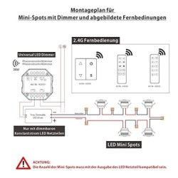 1W VBLED LED Mini Einbauspot "ALDYNE" Minispot - 350mA - IP44 - 4000K 1W VBLED LED Mini Einbauspot "ALDYNE" Minispot - 350mA - IP44 - 4000K