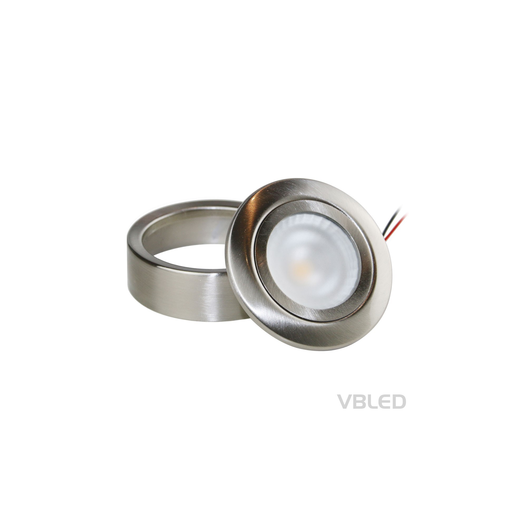 LED keuken onderkastverlichting, geborsteld roestvrij staal, 12V, 3.5W, warm wit LED keuken onderkastverlichting, geborsteld roestvrij staal, 12V, 3.5W, warm wit