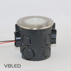 LED keuken onderkastverlichting, geborsteld roestvrij staal, 12V, 3.5W, warm wit LED keuken onderkastverlichting, geborsteld roestvrij staal, 12V, 3.5W, warm wit