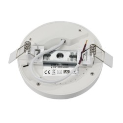Pannello LED universale per montaggio a superficie/montaggio rotondo extra piatto 6,5W 3000K 420lm Pannello LED universale per montaggio a superficie/montaggio rotondo extra piatto 6,5W 3000K 420lm