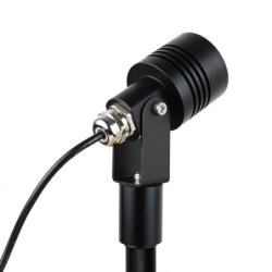 Set of 3 6W LED garden spotlights warm white 12V with power supply unit and distribution cable Set of 3 6W LED garden spotlights warm white 12V with power supply unit and distribution cable