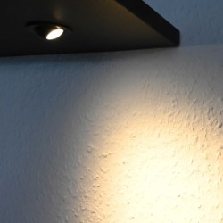 Fisheye 3W LED Spotlight 3000K zwart Fisheye 3W LED Spotlight 3000K zwart