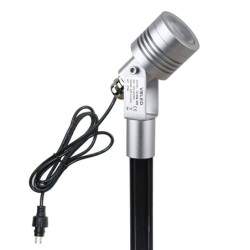 Set van 3 6W Tuinverlichting Tuinspot Zilver 3000K 12V Warm Wit met Grondspies en Transformator Set van 3 6W Tuinverlichting Tuinspot Zilver 3000K 12V Warm Wit met Grondspies en Transformator