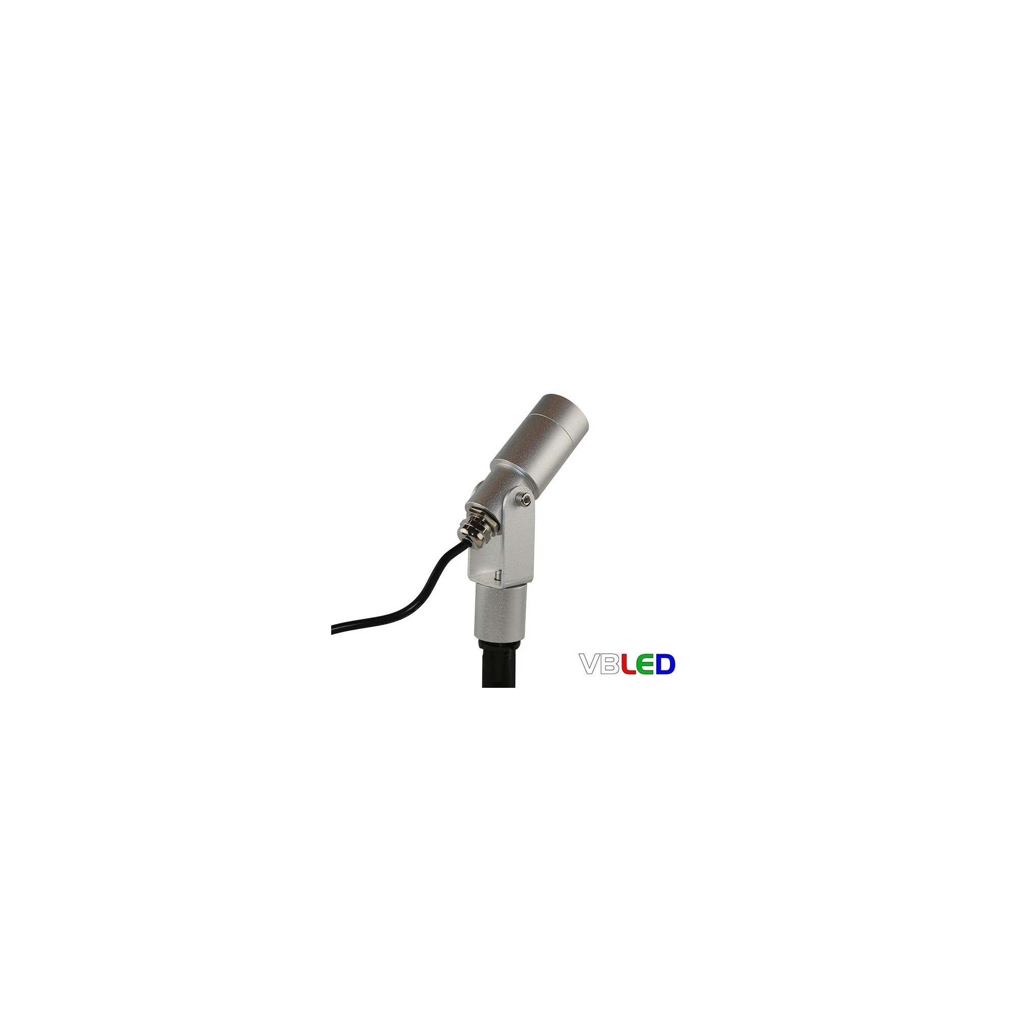LED Tuinspot "Flavius" 3W 3000K 12V Zilver LED Tuinspot "Flavius" 3W 3000K 12V Zilver
