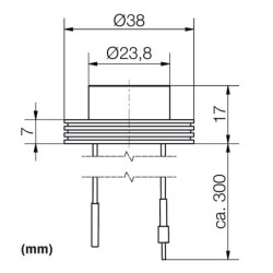 1W LED opbouwspot "CYLINDRO" plafondspot zwart 3V 3000K 1W LED opbouwspot "CYLINDRO" plafondspot zwart 3V 3000K