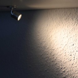 4er Draadloze Set Mini LED Plafondspot 12VDC 3W 3000K "ESKINAR" draaibaar met LED transformator en afstandsbediening 4er Draadloze Set Mini LED Plafondspot 12VDC 3W 3000K "ESKINAR" draaibaar met LED transformator en afstandsbediening