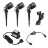 Set of 3 Garden Spotlights Outdoor Spotlight 3X10W 3000K EZDIM