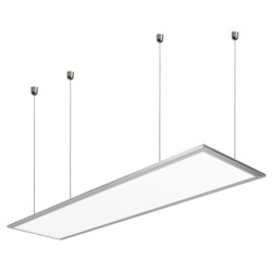 Diseño ultraplano Panel LED regulable blanco 120 x 30cm, 4000K 36W Incluye suspensión de cable Juego Diseño ultraplano Panel LED regulable blanco 120 x 30cm, 4000K 36W Incluye suspensión de cable Juego