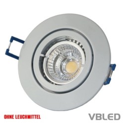 Marco de montaje LED de aluminio - óptica blanca - redondo - brillante - orientable Marco de montaje LED de aluminio - óptica blanca - redondo - brillante - orientable