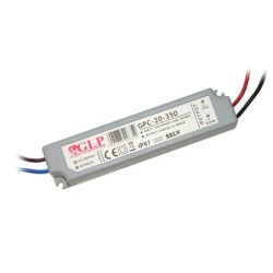 Fuente de alimentación de corriente constante 350 mA, 12-48 V CC, 16,8 vatios, IP67