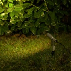 LED Garden Spotlight "Flavius" 3W 3000K 12V Silver LED Garden Spotlight "Flavius" 3W 3000K 12V Silver
