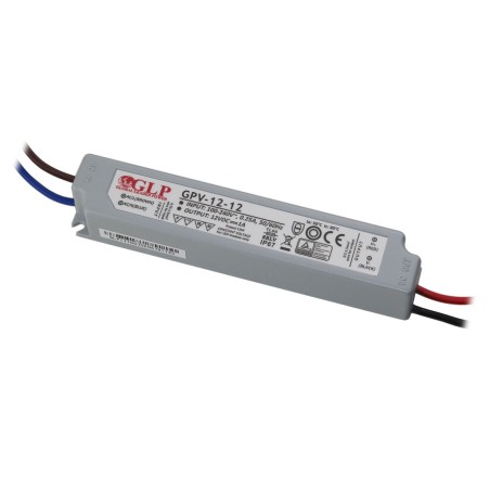 Alimentazione LED Tensione costante / 12V DC / 12W IP67 Impermeabile