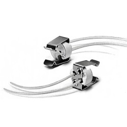 MR16 GU5.3 Base Cerámica Con Clip De Retención Portalámpara LED Halógeno