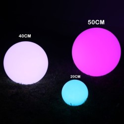 40CM RGB-WW Ball Kugelleuchte "NATARE" für Außen IP68 Wasserdicht (Netzteil separat erhältlich) 40CM RGB-WW Ball Kugelleuchte "NATARE" für Außen IP68 Wasserdicht (Netzteil separat erhältlich)