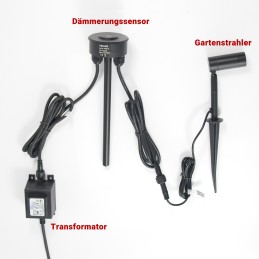 Gartus Dämmerungsschalter Max 54W für 12V Gartenbeleuchtung Gartus Dämmerungsschalter Max 54W für 12V Gartenbeleuchtung