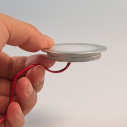 3er-Set Einbauleuchten Extra flach Aluminium Silber 3000K mit LED Netzteil 3er-Set Einbauleuchten Extra flach Aluminium Silber 3000K mit LED Netzteil