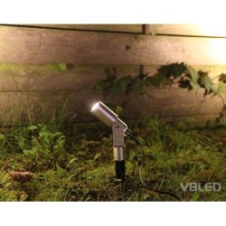 LED Tuinspot "Flavius" 3W 4000K 12V Zilver LED Tuinspot "Flavius" 3W 4000K 12V Zilver