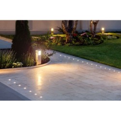 Mini LED recessed floor spotlight 6-piece KIT incl. twilight sensor Round Mini LED recessed floor spotlight 6-piece KIT incl. twilight sensor Round