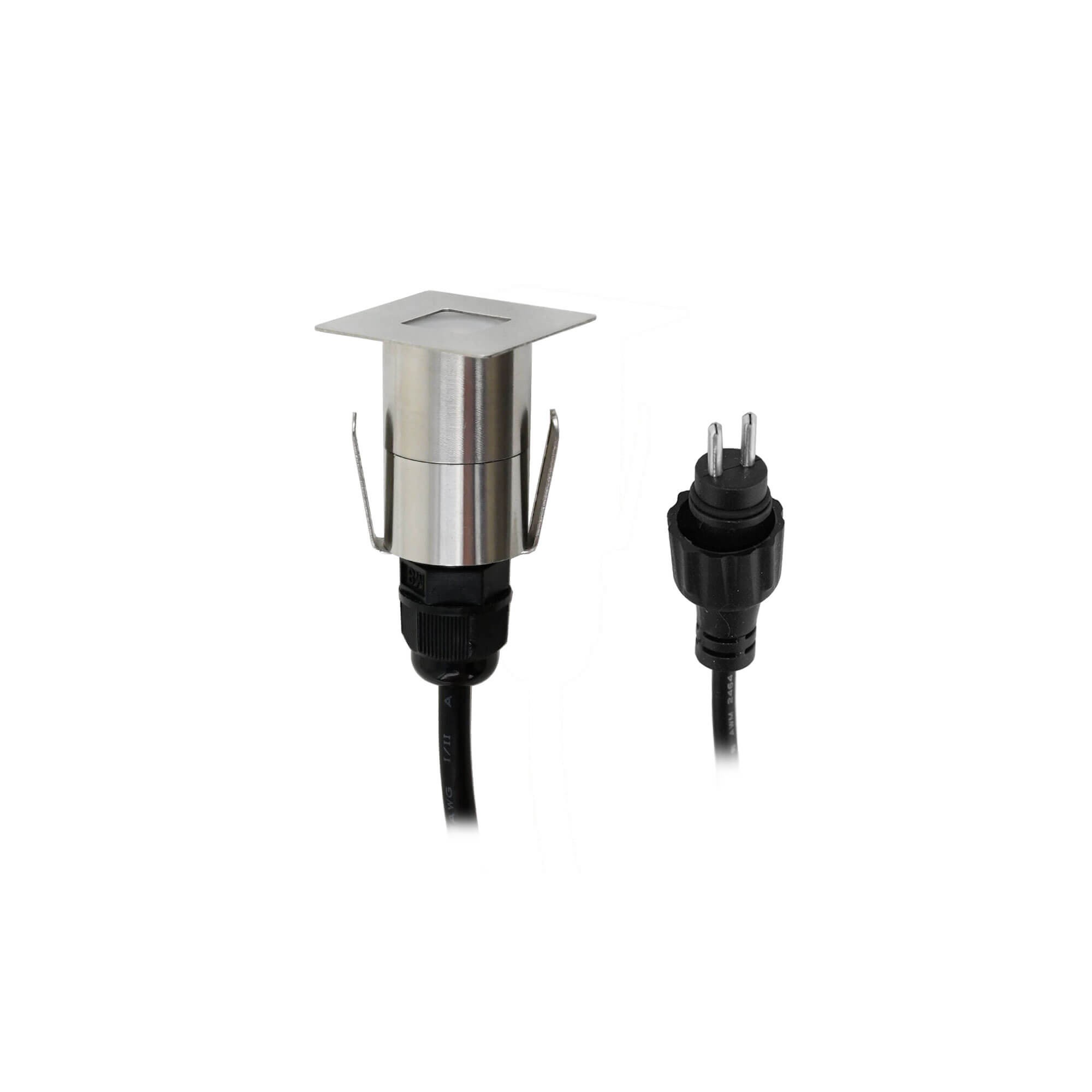 VBLED Luminaire encastré de sol à LED - 0,2W - 3000K - 10 lumen - angulaire VBLED Luminaire encastré de sol à LED - 0,2W - 3000K - 10 lumen - angulaire