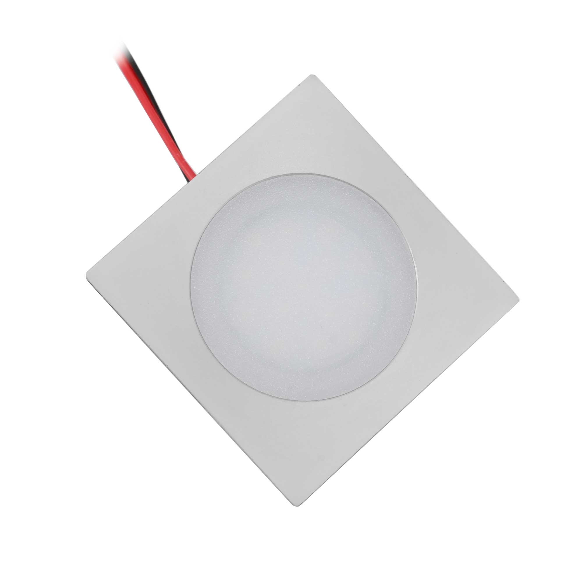 LED inbouwarmatuur slim 3000K - 0,9W - ultravlak hoekig LED inbouwarmatuur slim 3000K - 0,9W - ultravlak hoekig