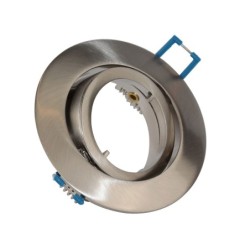 VBLED LED Einbaustrahler aus Aluminium - silber optik -  rund - inkl. Fassung - 5W - GU10 LED VBLED LED Einbaustrahler aus Aluminium - silber optik -  rund - inkl. Fassung - 5W - GU10 LED