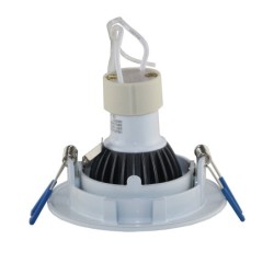 Foco empotrable LED de aluminio / blanco / redondo / incl. LED de 3,5 W Foco empotrable LED de aluminio / blanco / redondo / incl. LED de 3,5 W