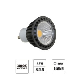 LED Einbaustrahler aus Aluminium / Weiß / rund / inkl. 3,5W LED LED Einbaustrahler aus Aluminium / Weiß / rund / inkl. 3,5W LED