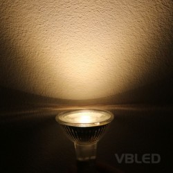 Juego de 10 lámparas LED MR16 GU5.3, regulables, 450LM, 5W reemplazo para lámparas halógenas de 50W, blanco cálido(2900K), 12V A Juego de 10 lámparas LED MR16 GU5.3, regulables, 450LM, 5W reemplazo para lámparas halógenas de 50W, blanco cálido(2900K), 12V A